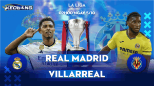 5 Oct Real Madrid vs Villarreal